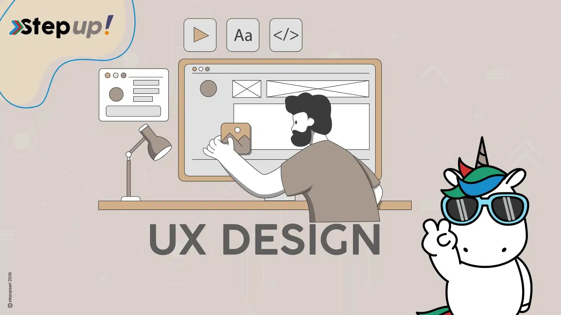 UX design pour la création, la refonte et l'optimisation de site web par l'agence Step Up