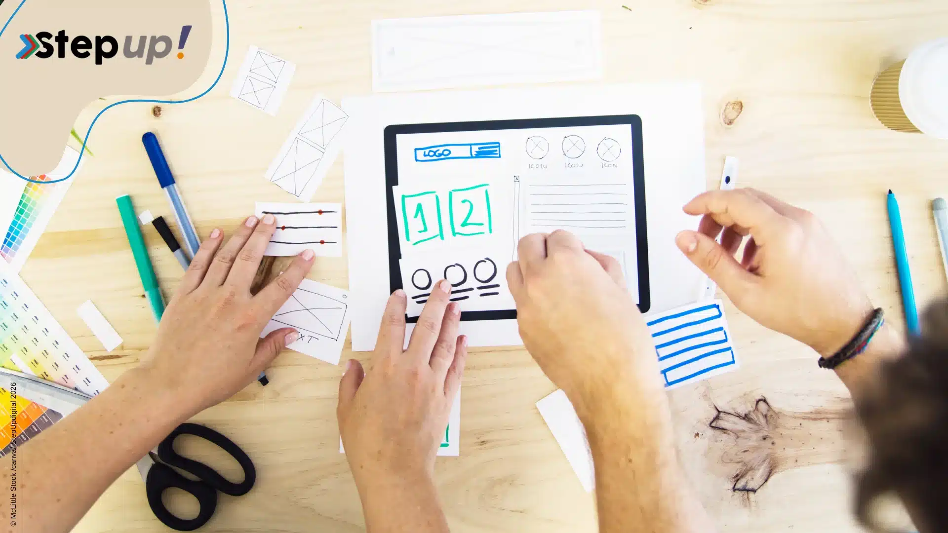 Conception de wireframes et prototypage d'interface web ergonomique